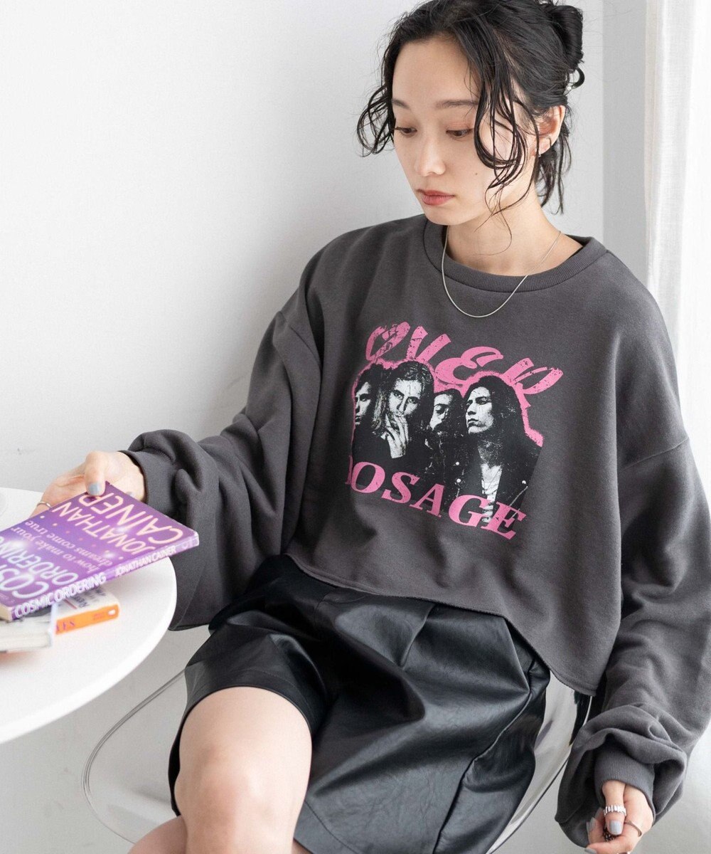 WEGO ヴィンテージライクショートスウェット 