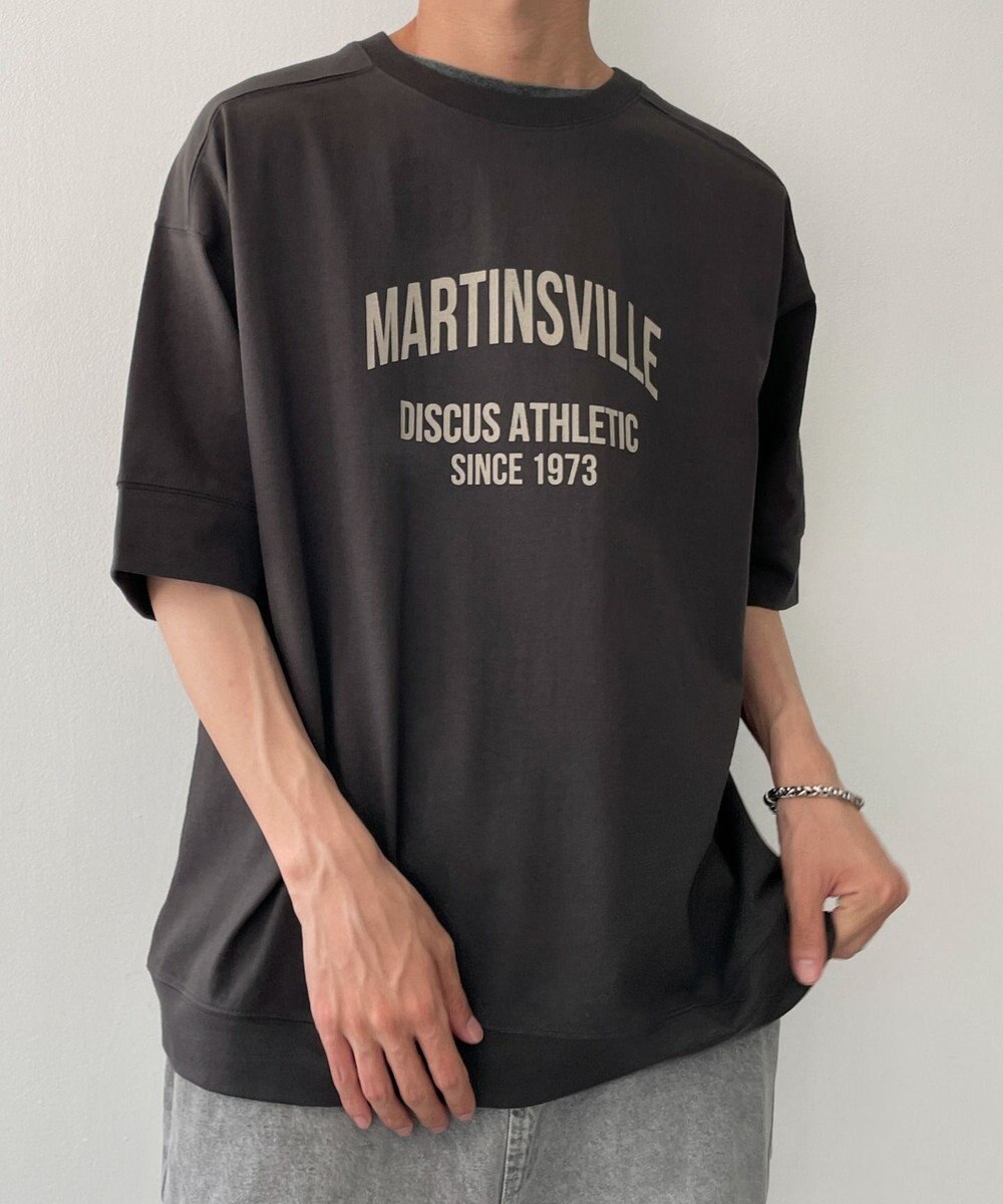 WEGO 【綿100%/MLサイズ展開】DISCUS　ルーズカレッ１００％ 