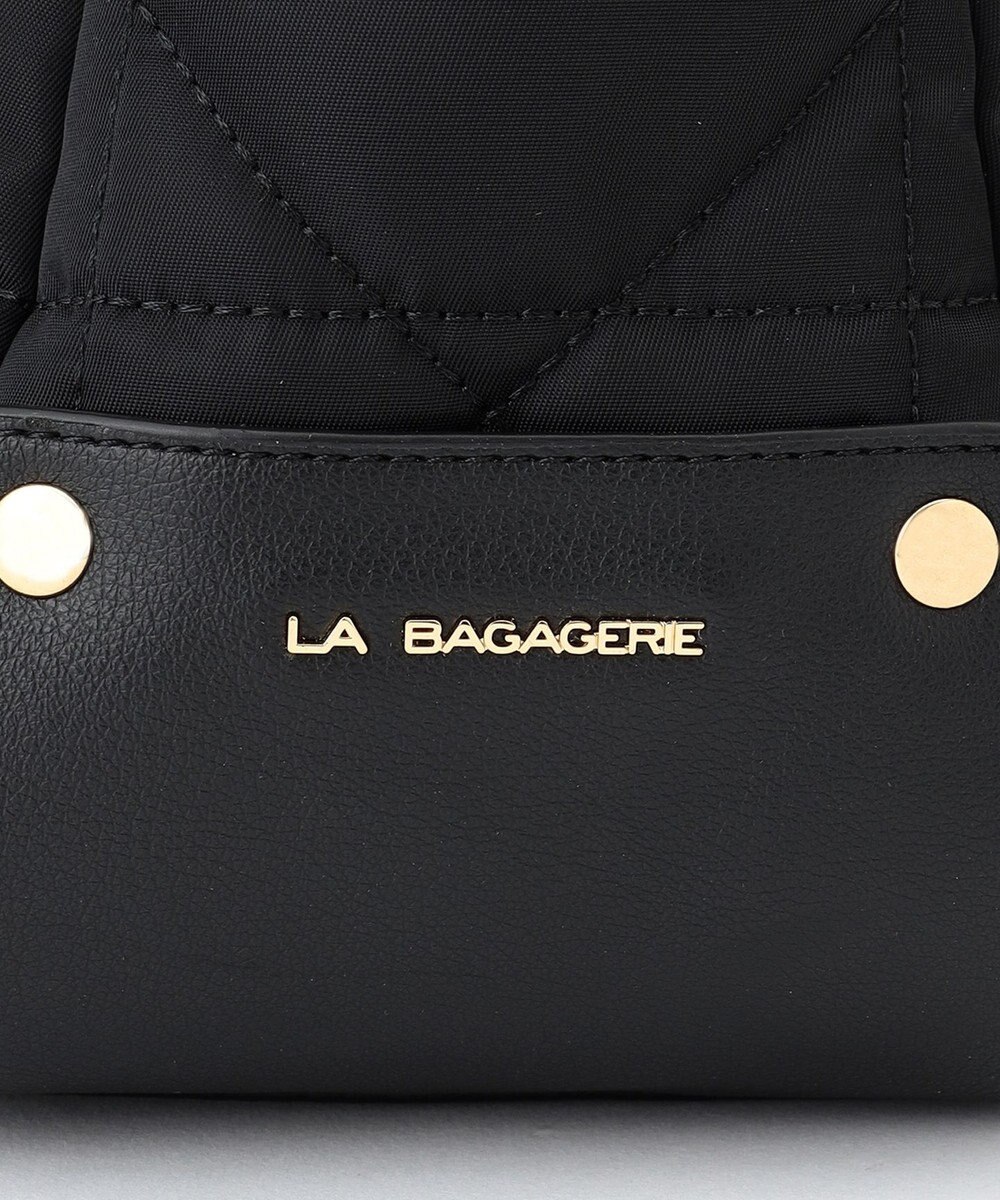 LA BAGAGERIE グリッドキルティングトート 