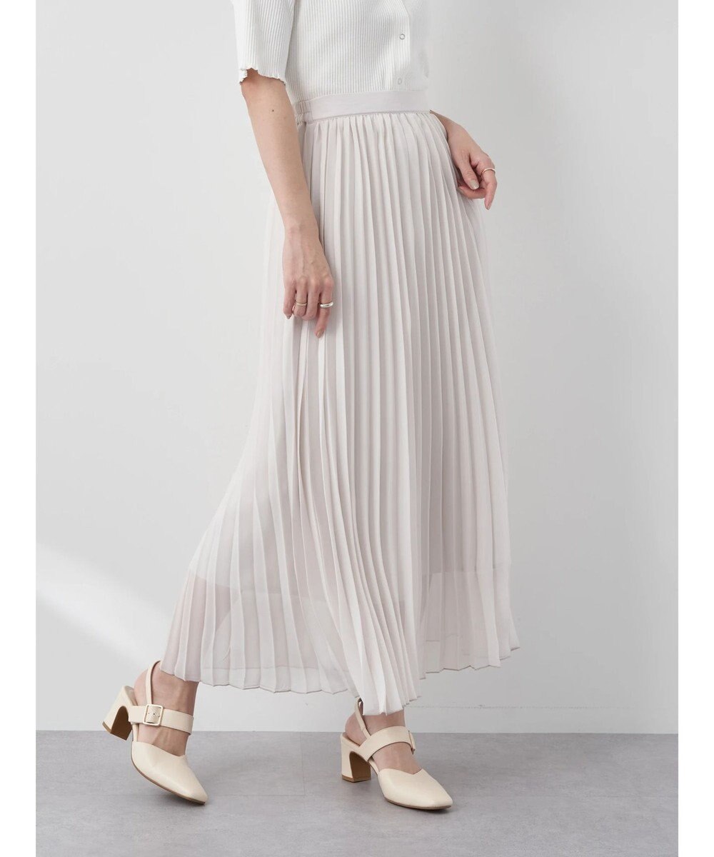 earth music&ecology すきな丈プリーツスカート 