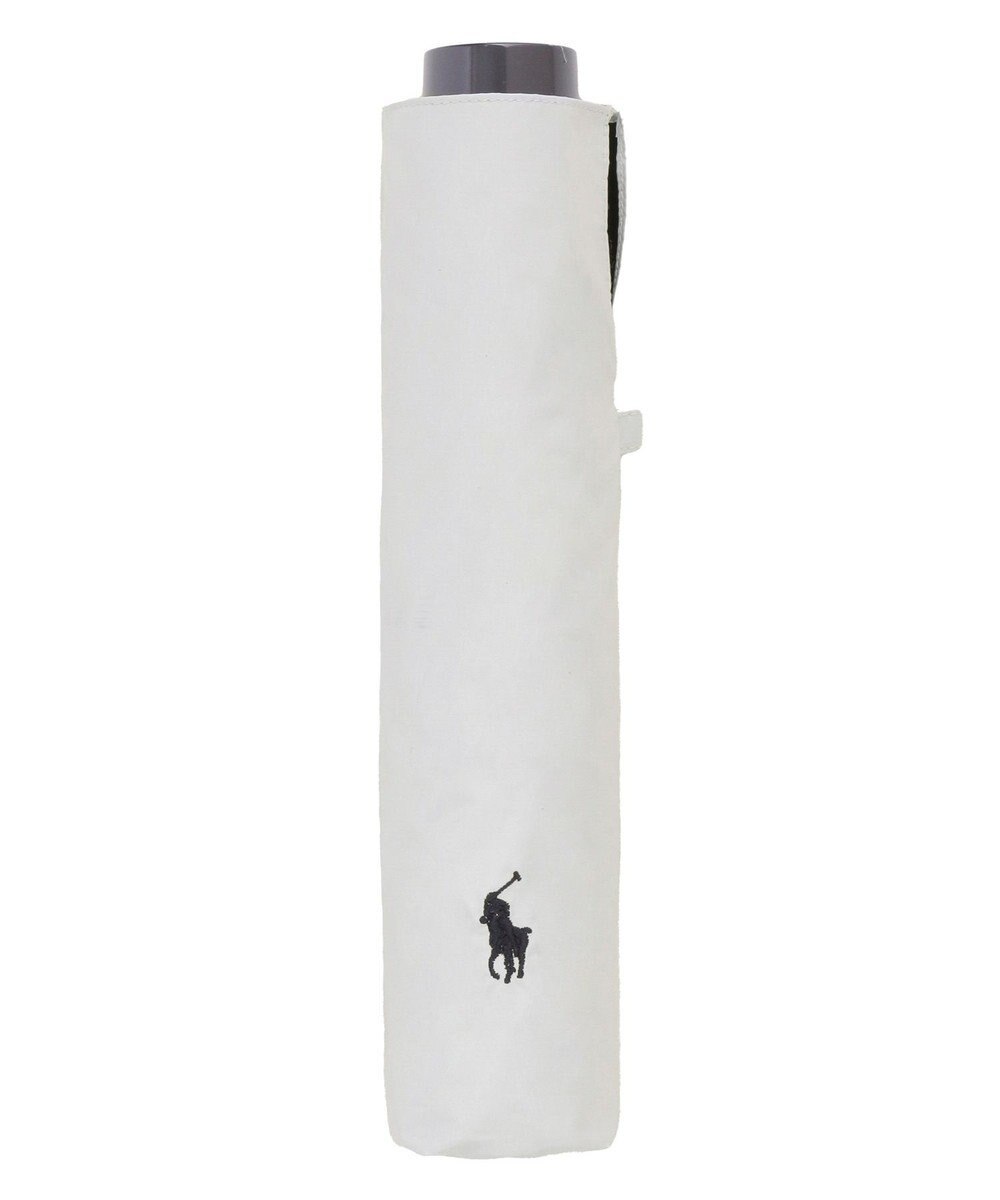 MOONBAT 【軽量/大きめ】POLO RALPH LAUREN 遮光 晴雨兼用 折りたたみ日傘 ワンポイント ポロポニー 60cm 