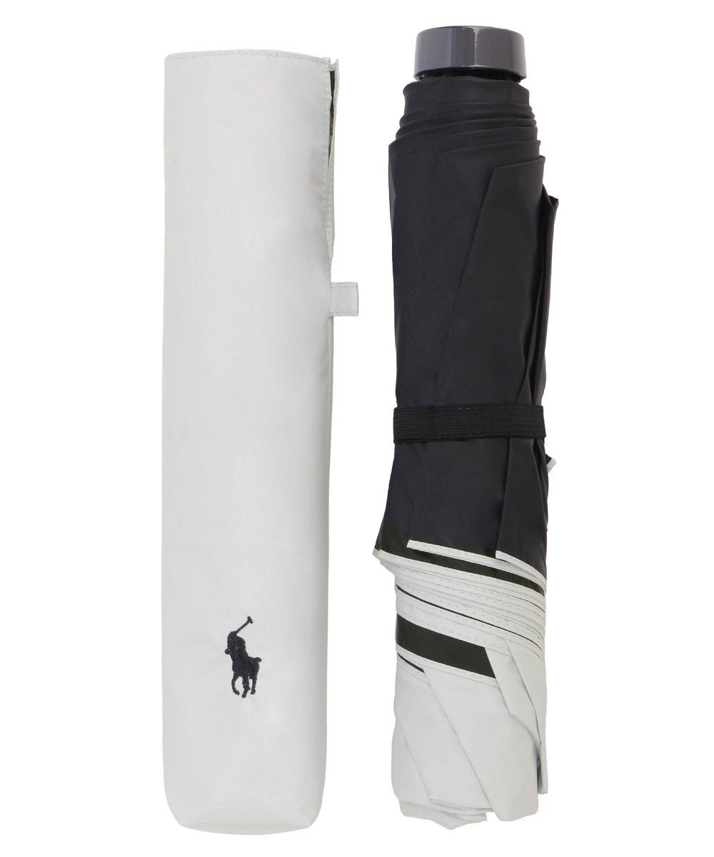 MOONBAT 【軽量/大きめ】POLO RALPH LAUREN 遮光 晴雨兼用 折りたたみ日傘 ワンポイント ポロポニー 60cm 