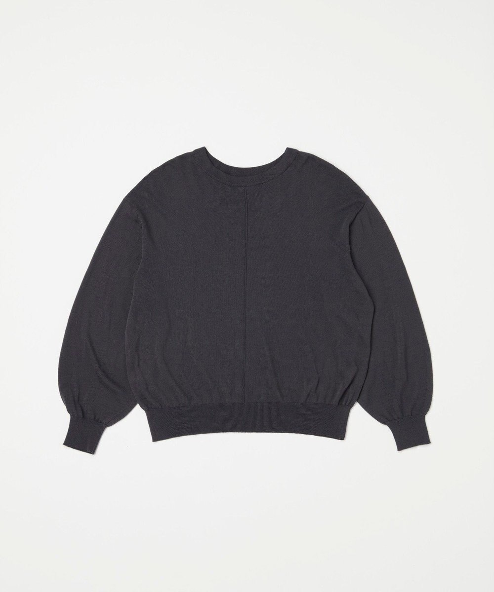 TOQUE 〈大草直子さんアドバイザー〉ウォッシャブルシルク×コットン ニットロングスリーブ 