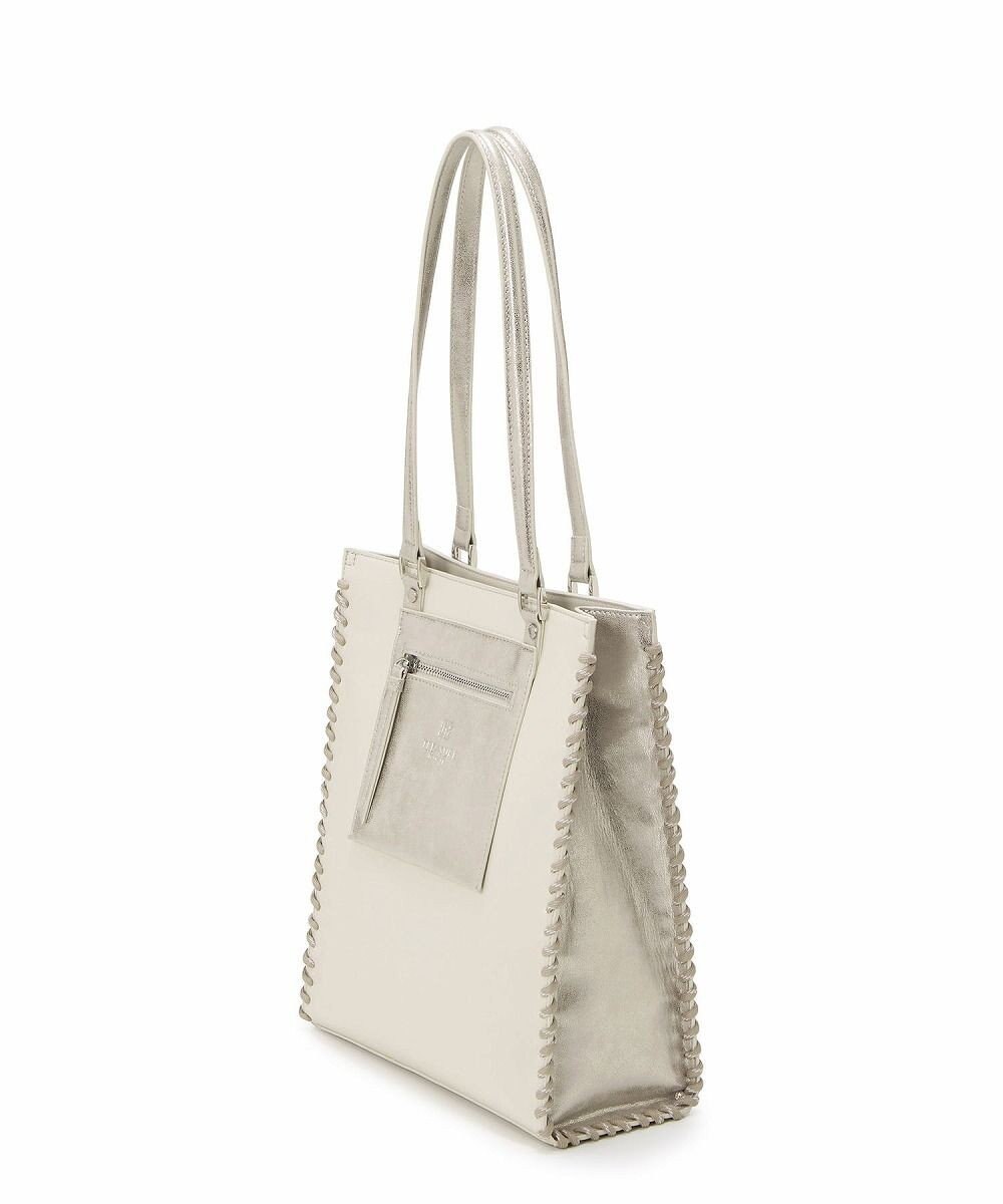 TOPKAPI 【TREASURE TOPKAPI】フェイクレザー ポーチ付き パラコード かがりトートバッグ 