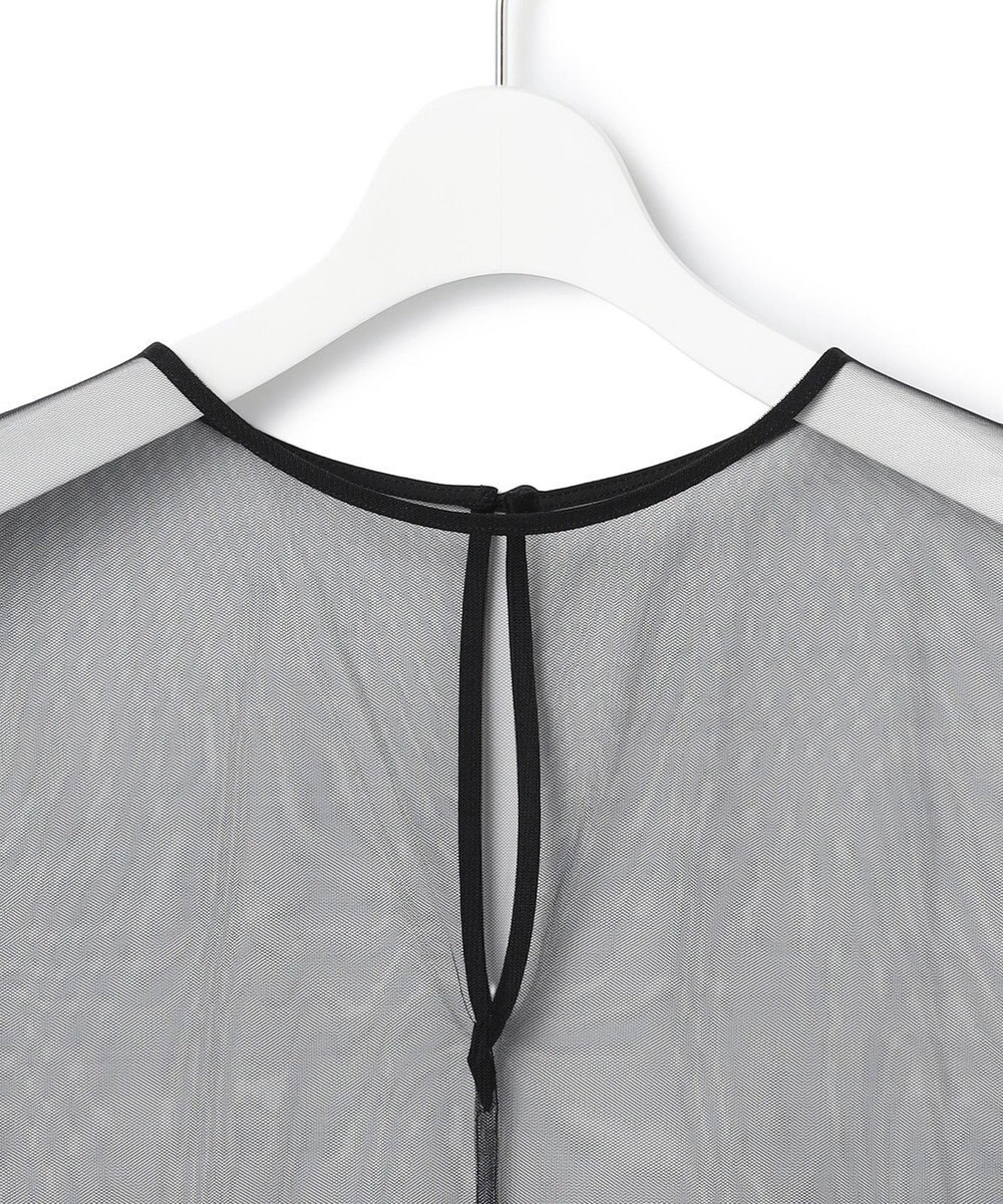 23区 【GOLD LABEL/見上愛さん着用】チュール ペプラムブラウス 