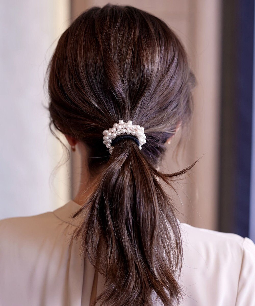 Tiaclasse つぶつぶリッチパールヘアゴム 