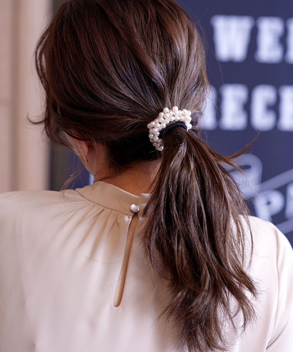 Tiaclasse つぶつぶリッチパールヘアゴム 