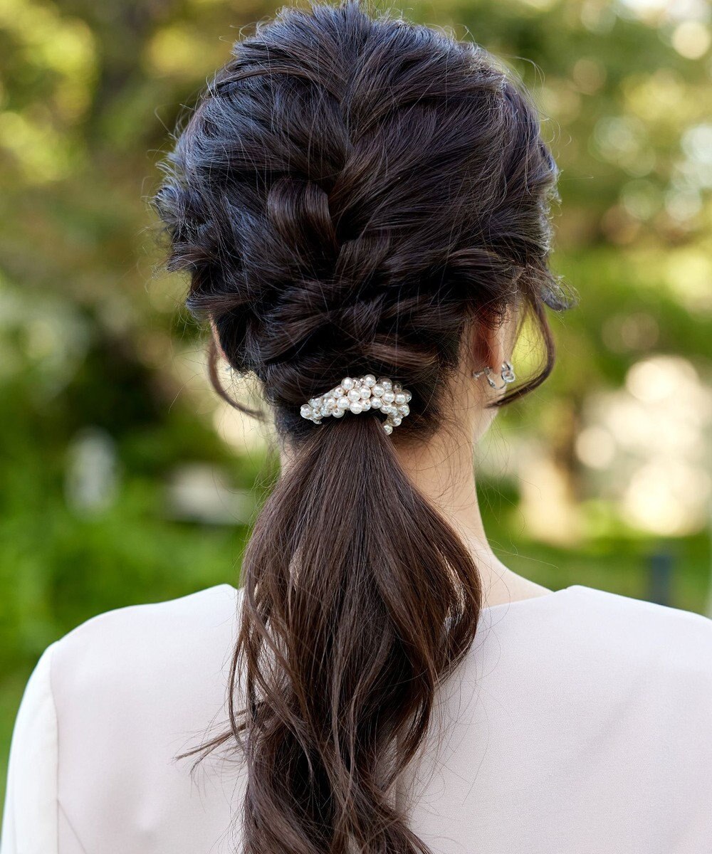 Tiaclasse つぶつぶリッチパールヘアゴム 