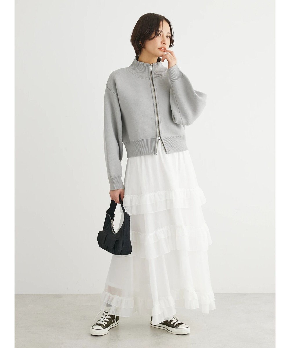 Green Parks ・ＥＬＥＮＣＡＲＥ　ＤＵＥ　シアーフリルティアードスカート 