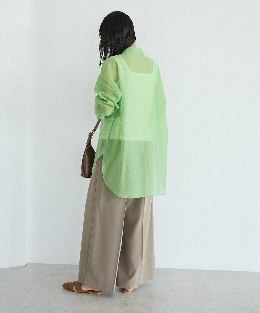 CRAFT STANDARD BOUTIQUE シアーハオリシャツ 