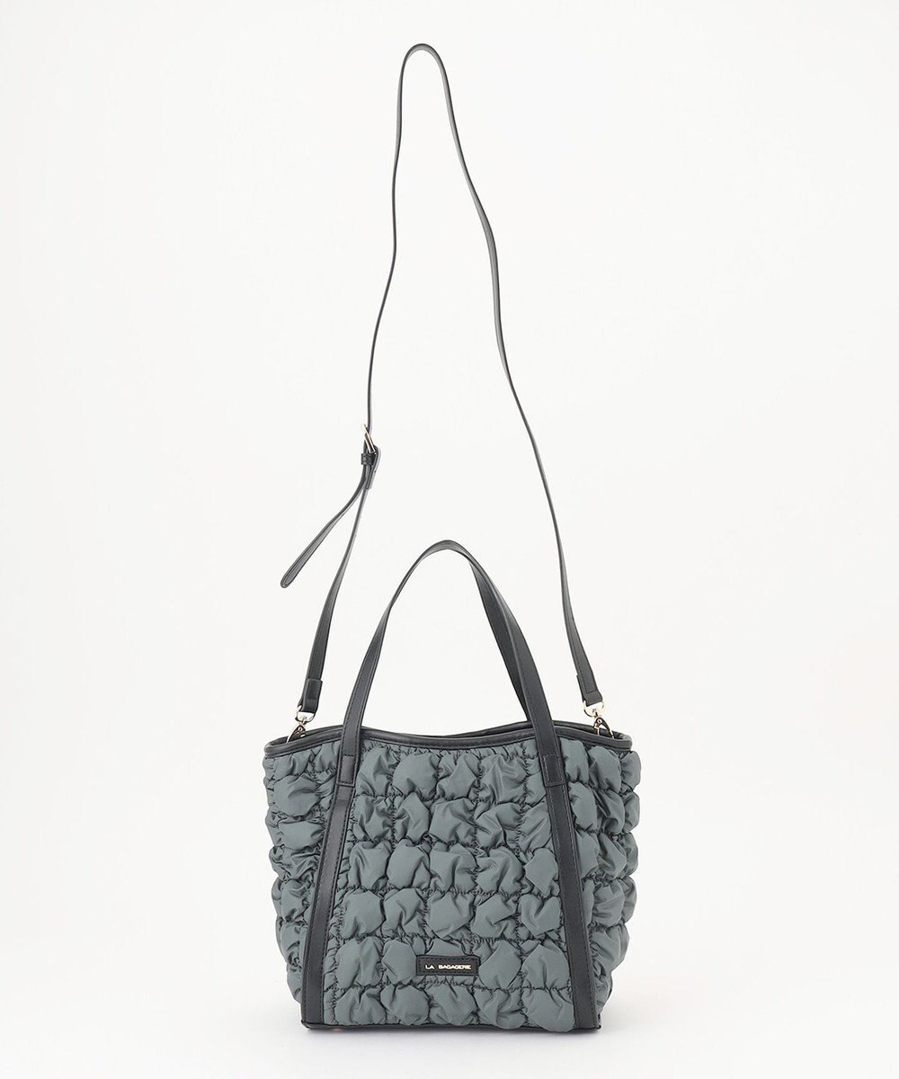 LA BAGAGERIE ポップコーンキルト2WAYトート Sサイズ 