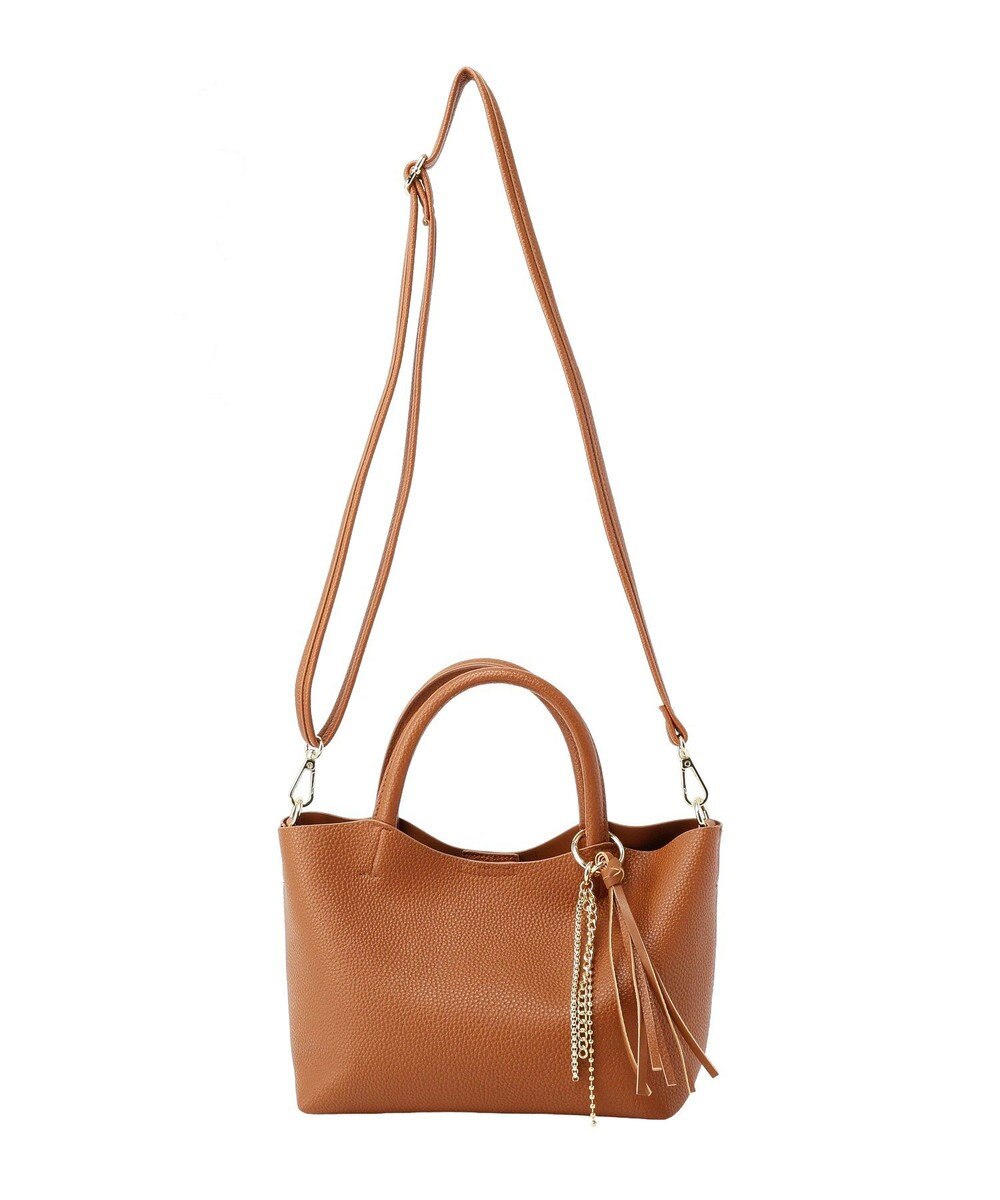 earth music&ecology 【軽量】チャーム付きミニトートバッグ 