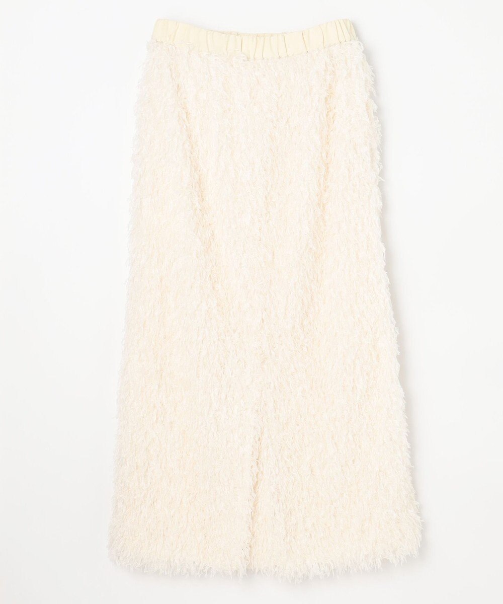 NAVE 【Nave・洗える】フェザーフリンジ スカート 