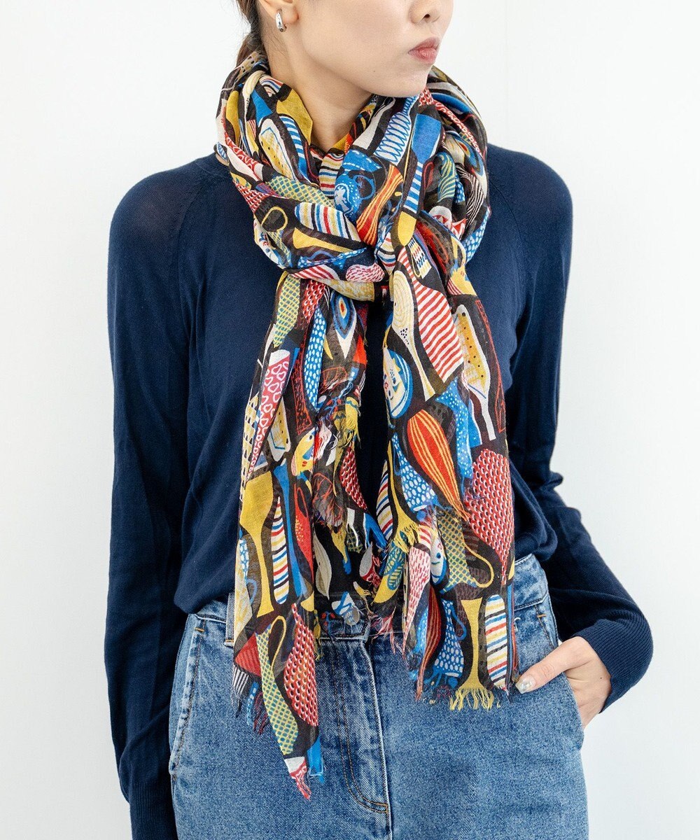 muto スティグリンドベリ ポテリー シルクカシミヤストール 