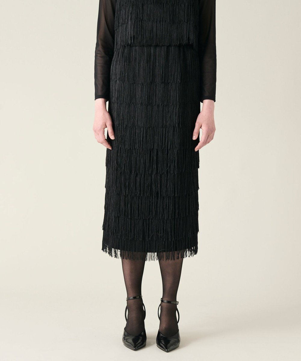 GRACE CONTINENTAL フリンジスカート 