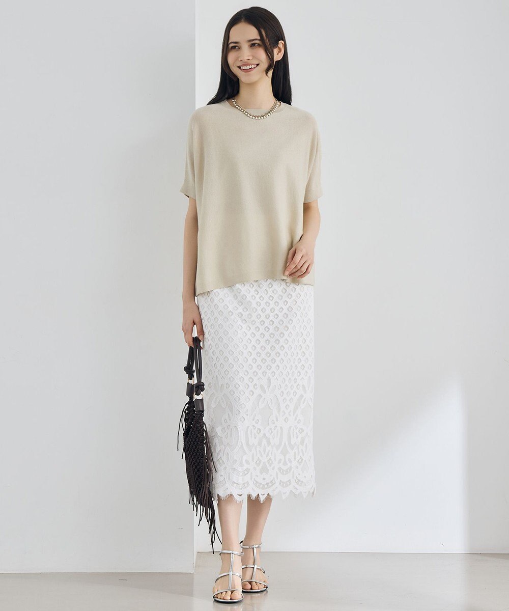 自由区 【カタログ掲載】ドライシアーファインゲージプルオーバー ニット 