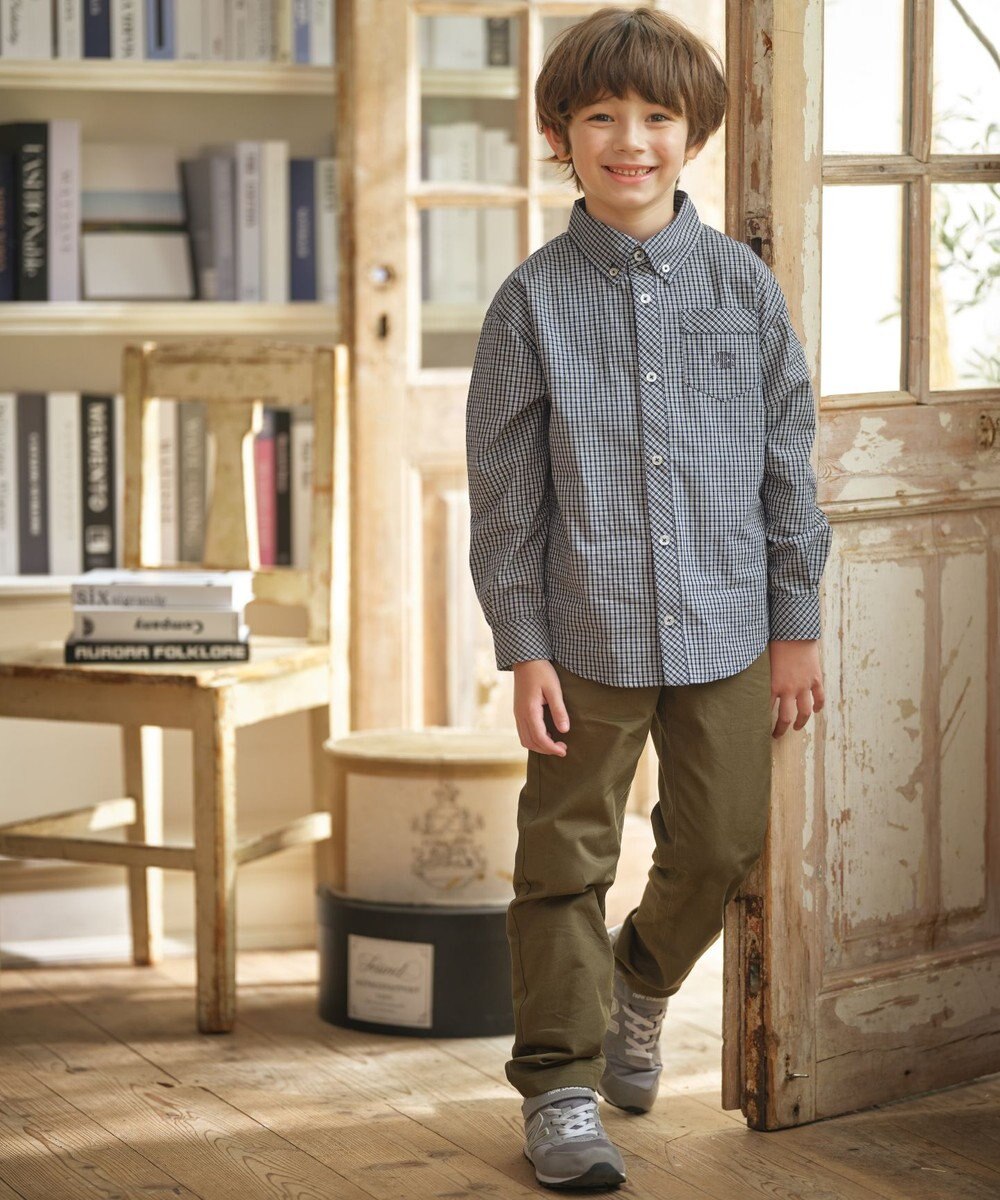 J.PRESS KIDS 【140-170cm】オックス チェックシャツ 