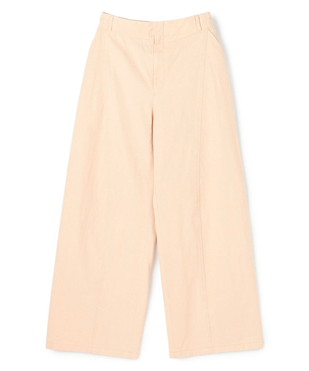 BEIGE， PREHNA / コットンツイル カービーシームワイドパンツ 