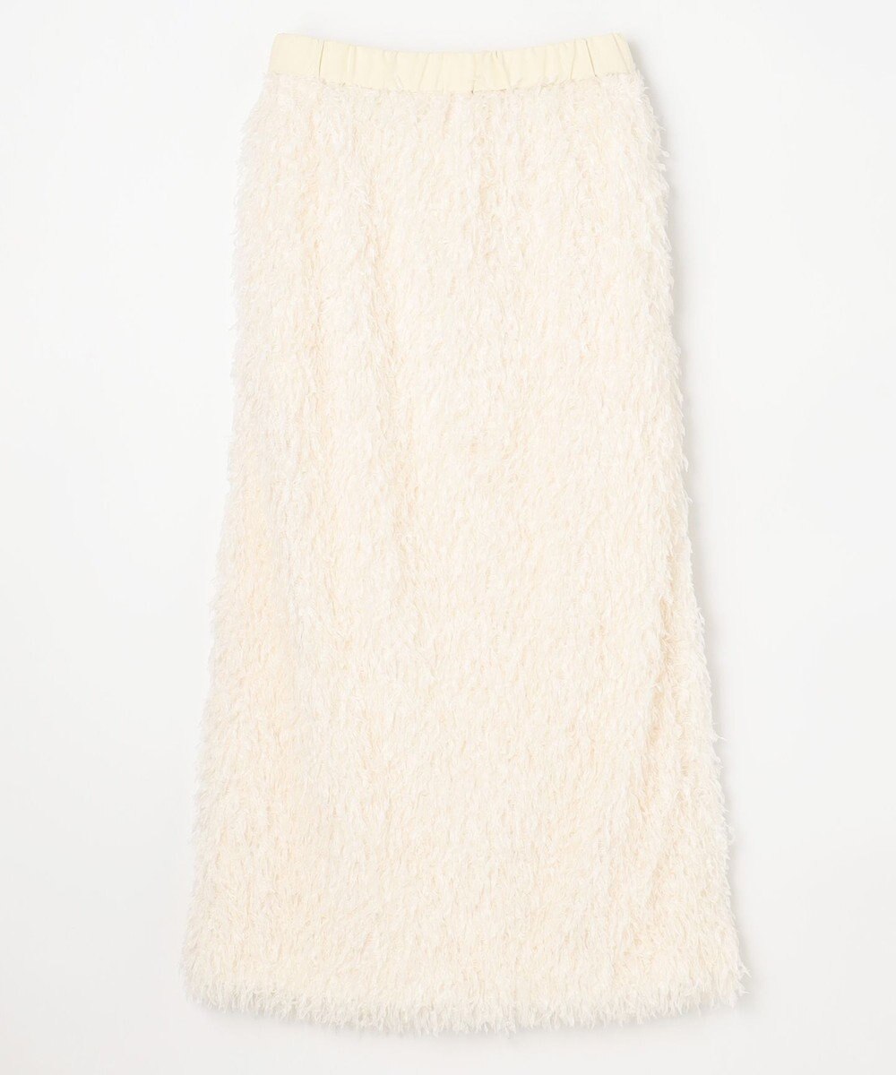 NAVE 【Nave・洗える】フェザーフリンジ スカート 