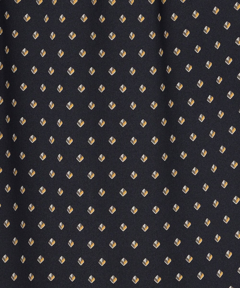 J.PRESS LADIES L 【洗える】ジオメトリックプリント ワンピース 