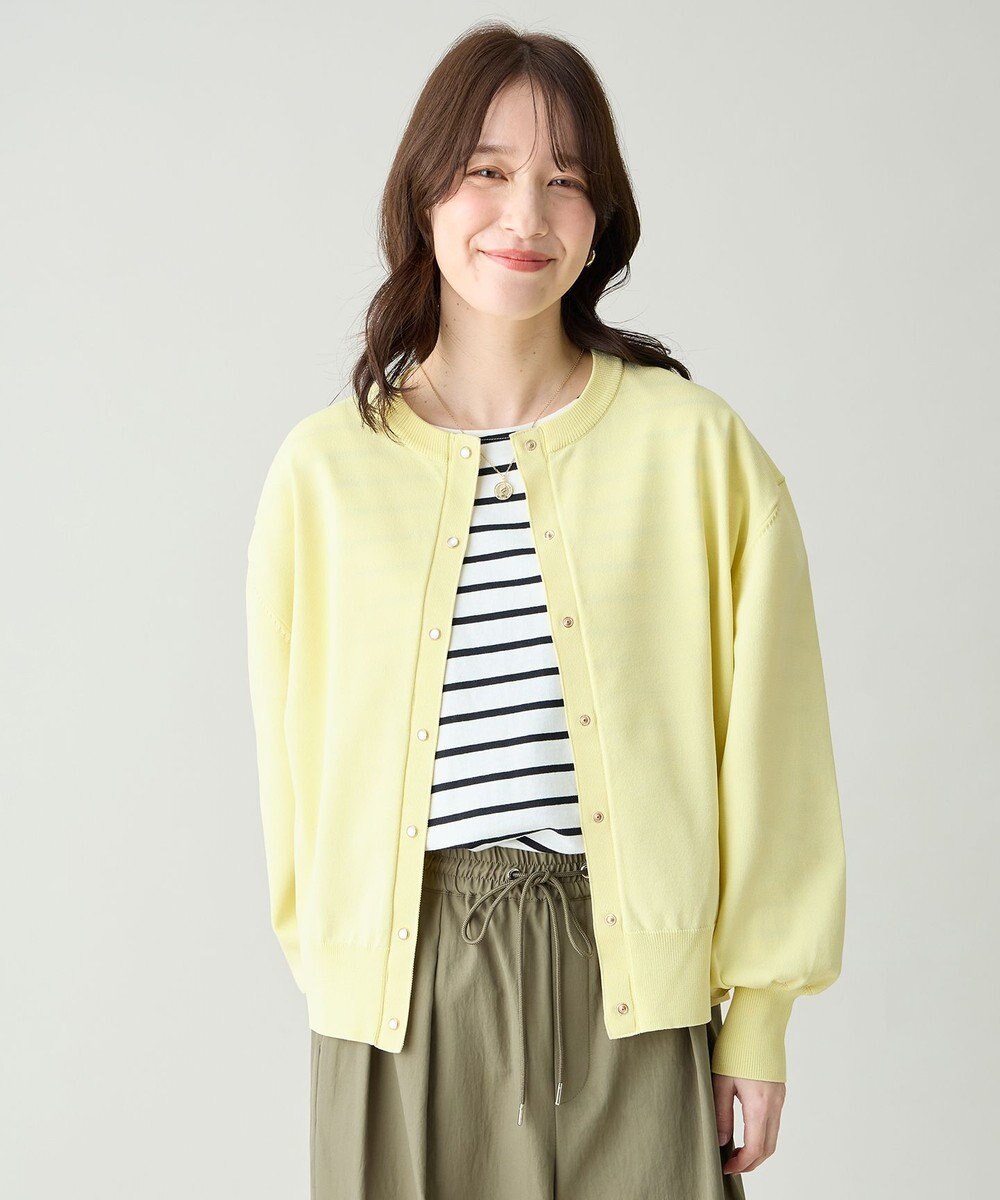 ANY スプリングカラーニットカーディガン 