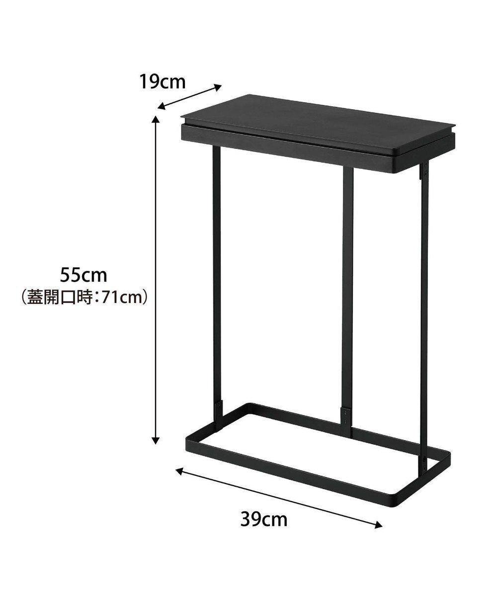 tower スリム蓋付き分別ゴミ袋ホルダー タワー 45L 横開き 2個組 ブラック 