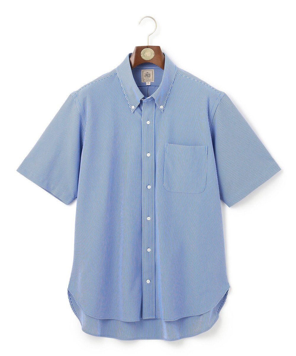 J.PRESS MEN 【KING SIZE】【夏に嬉しい高機能】カノコインレイマイクロストライプパッチポケット シャツ/B.D. 