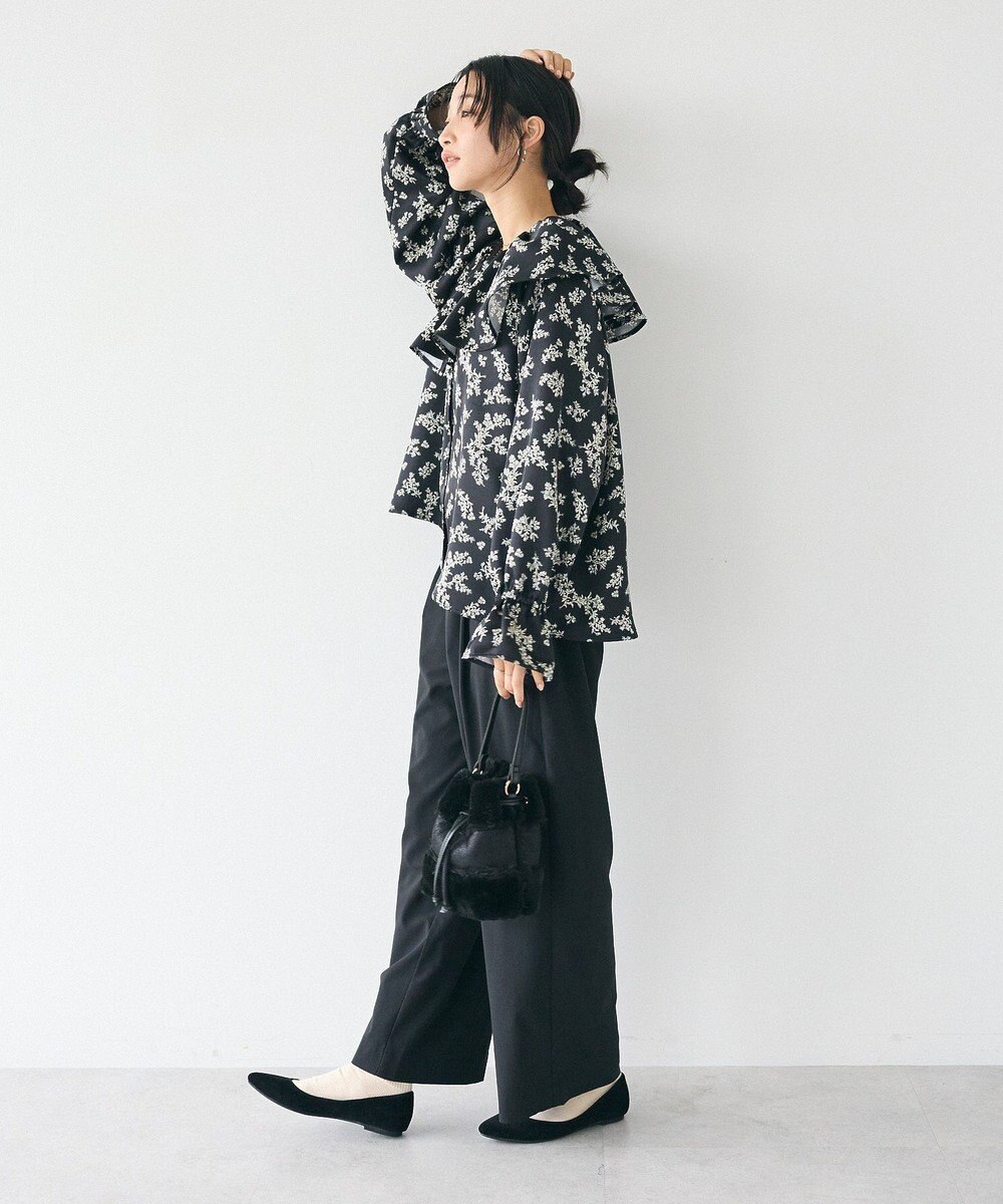 CRAFT STANDARD BOUTIQUE フリル衿ブラウス 