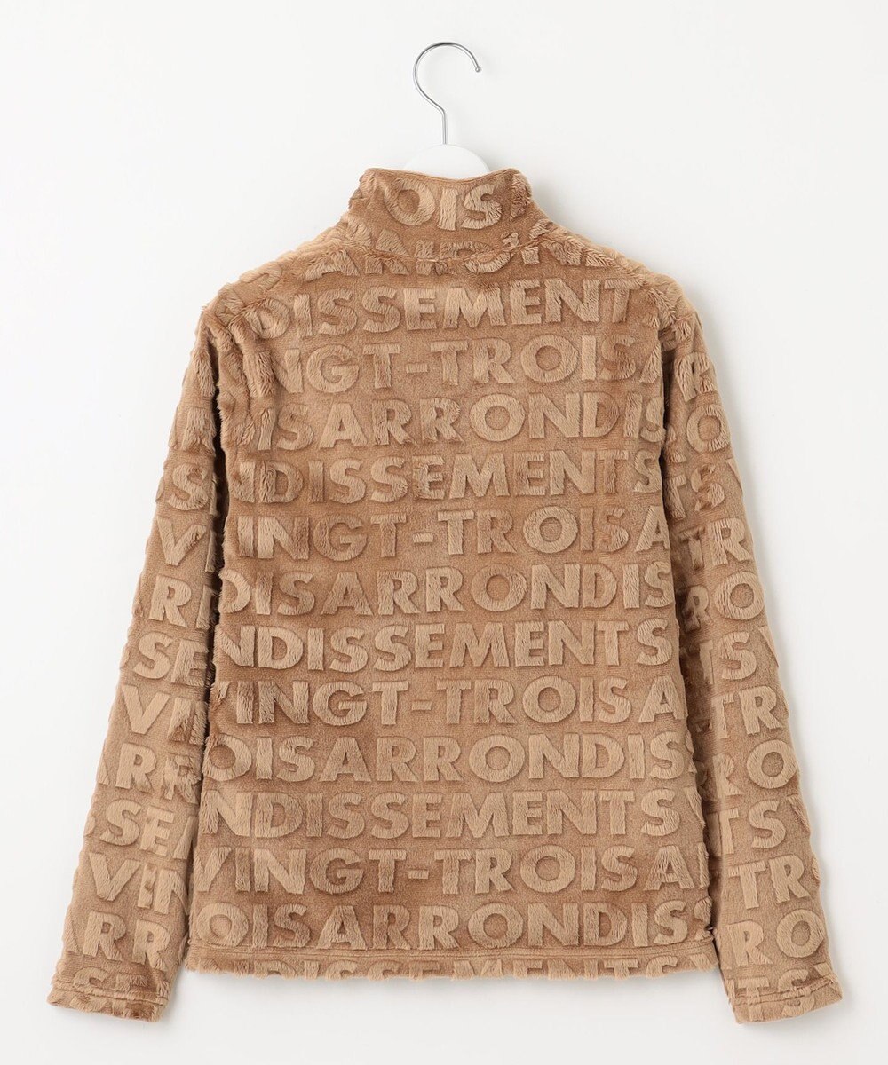 23区GOLF 【WOMEN】フェイクファーロゴモックネック 