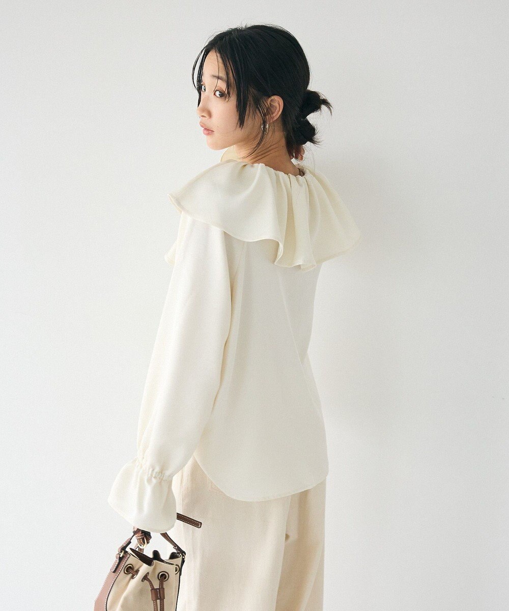 CRAFT STANDARD BOUTIQUE フリル衿ブラウス 