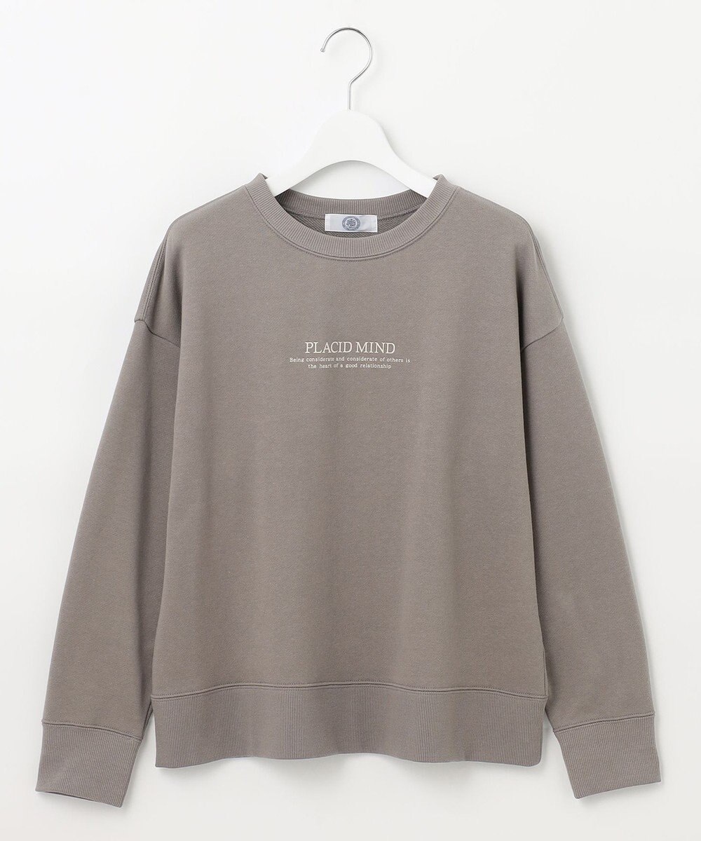 J.PRESS LADIES ロゴ 裏毛 カットソー 