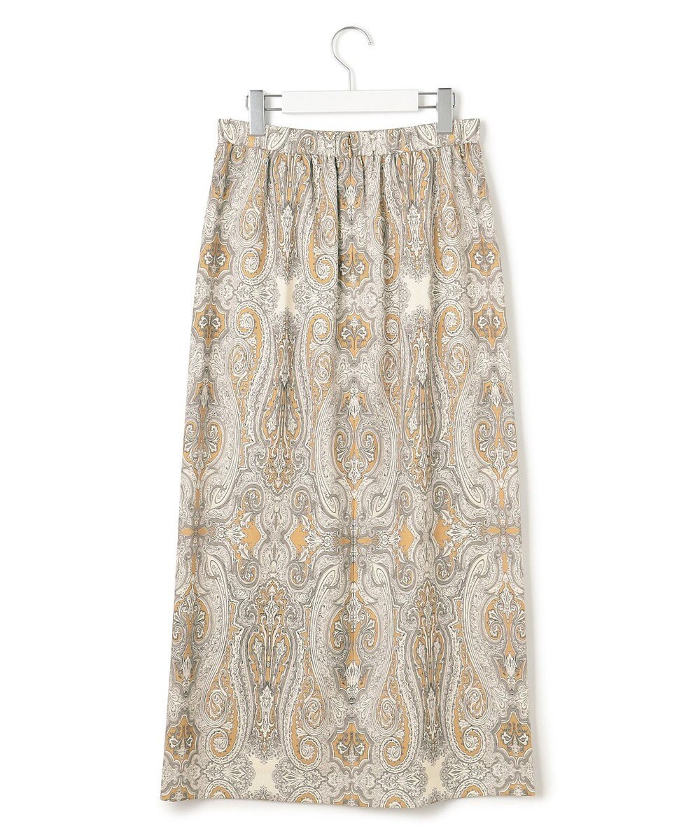 23区 【洗える】Rattiドローイングペイズリープリント スカート 