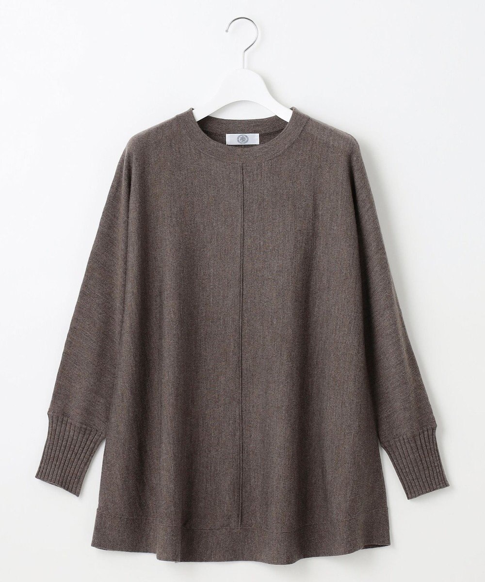 J.PRESS LADIES 【洗える】EASY WOOL チュニック ニット 