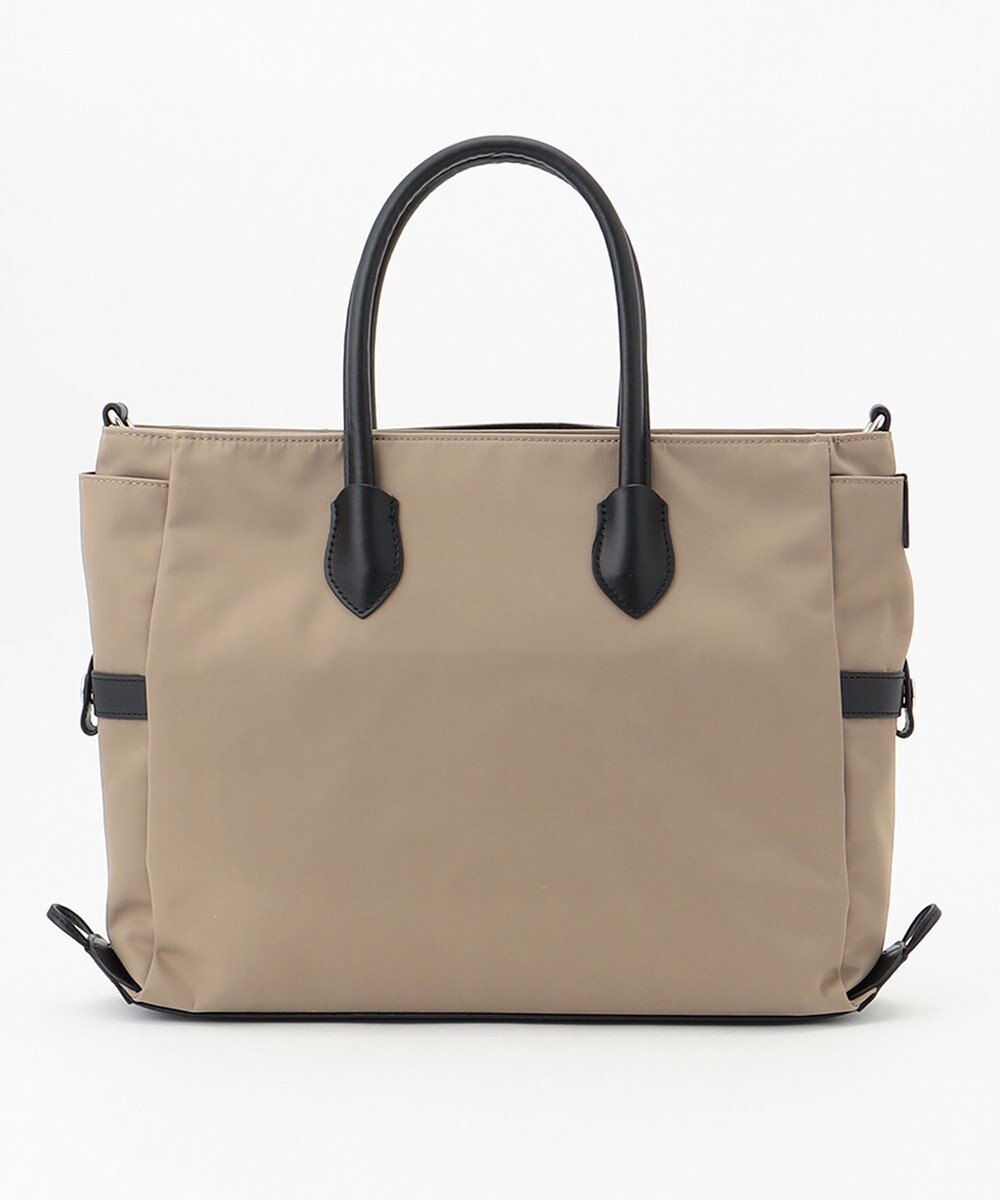 Y'SACCS ナイロン×リサイクルレザー　ホック2WAYトート　Sサイズ 