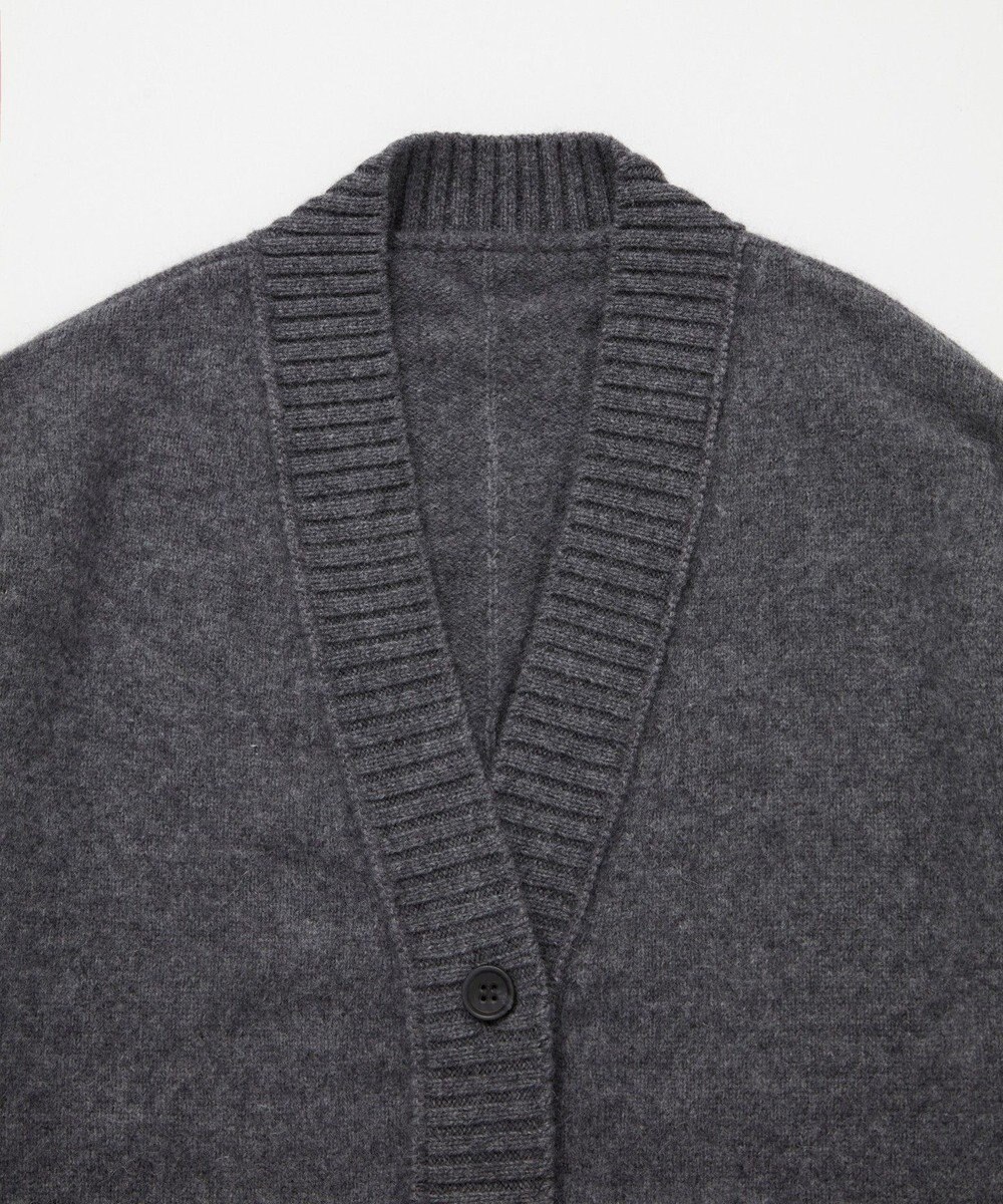 TOQUE 〈大草直子さんアドバイザー〉ベビーアルパカ×ウール縮絨ニットカーディガン 