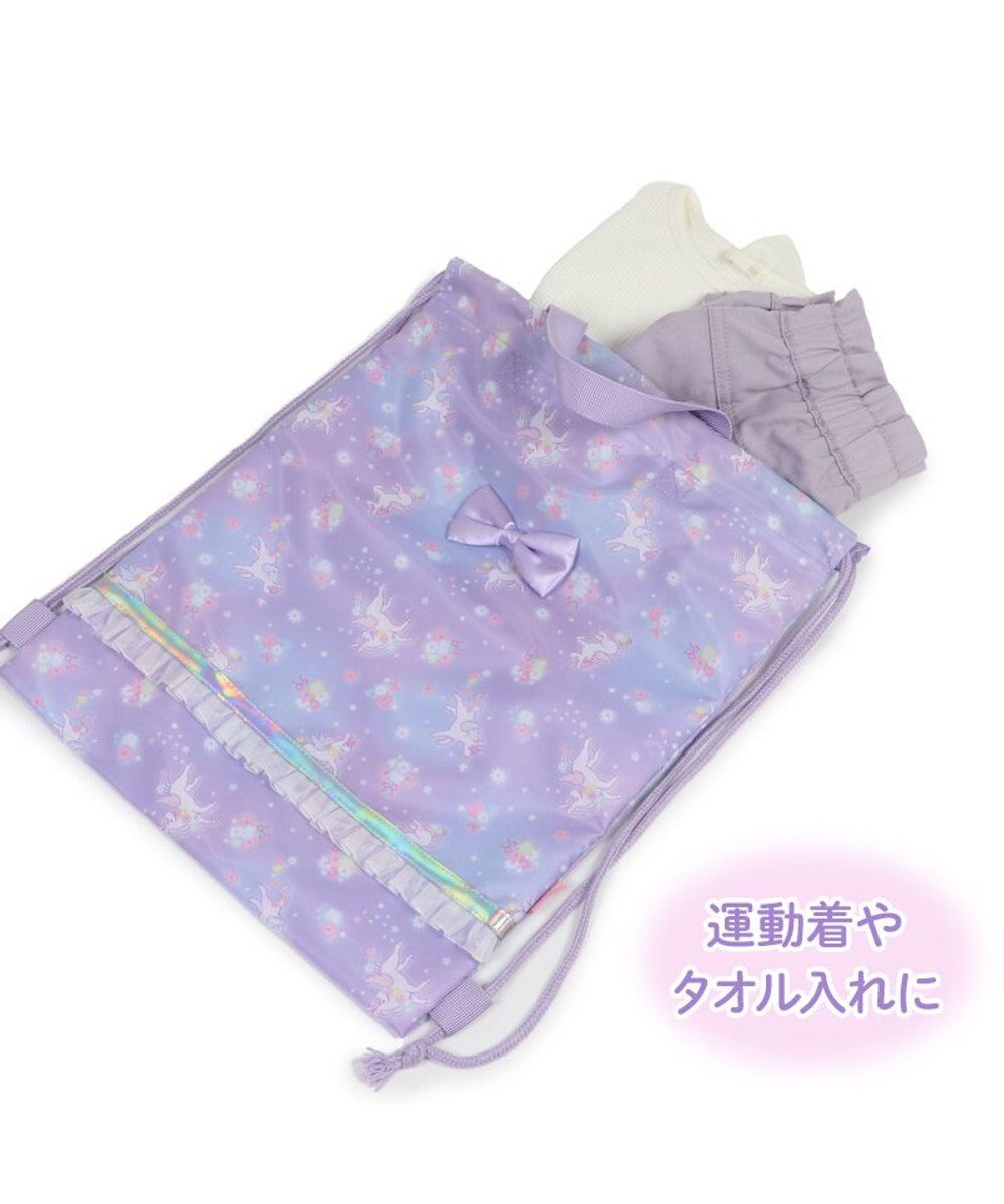 Mother garden マザーガーデン ユニコーン お着替え巾着リュック 《フラワー柄》 