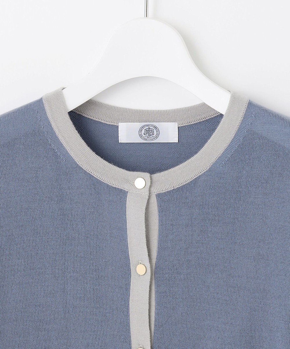 J.PRESS LADIES 【洗える】トリムツイン ニット 