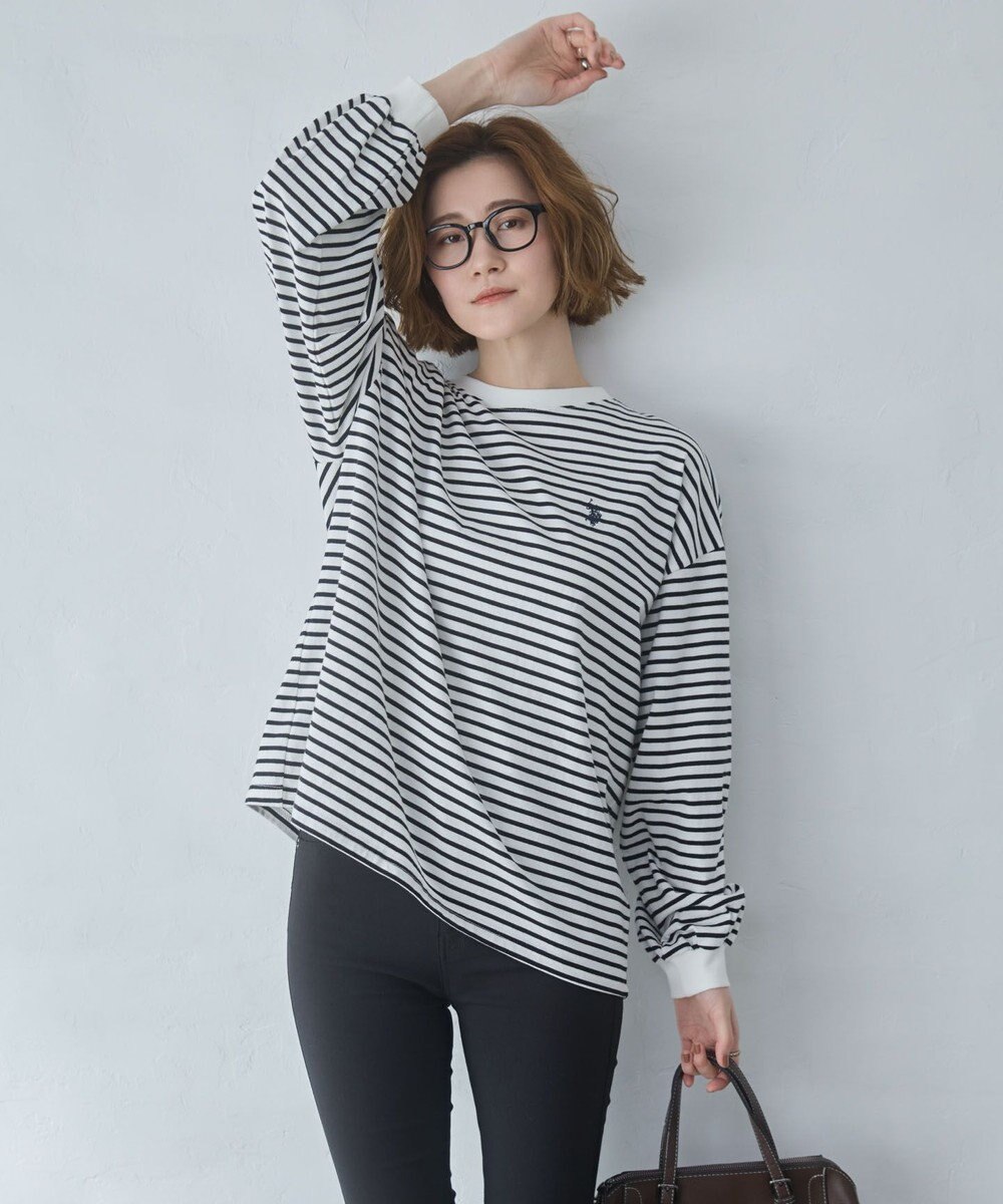 WEGO 【大好評により再入荷！】USPOLOだぼそでカラーロンT 