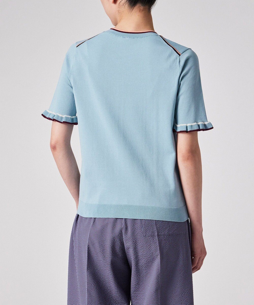 Paul Smith 【洗える】フレアスリーブ 半袖ニット 