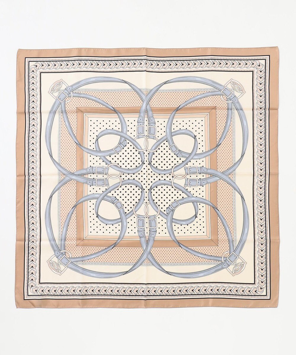 23区 ベルトモチーフ柄スカーフ 