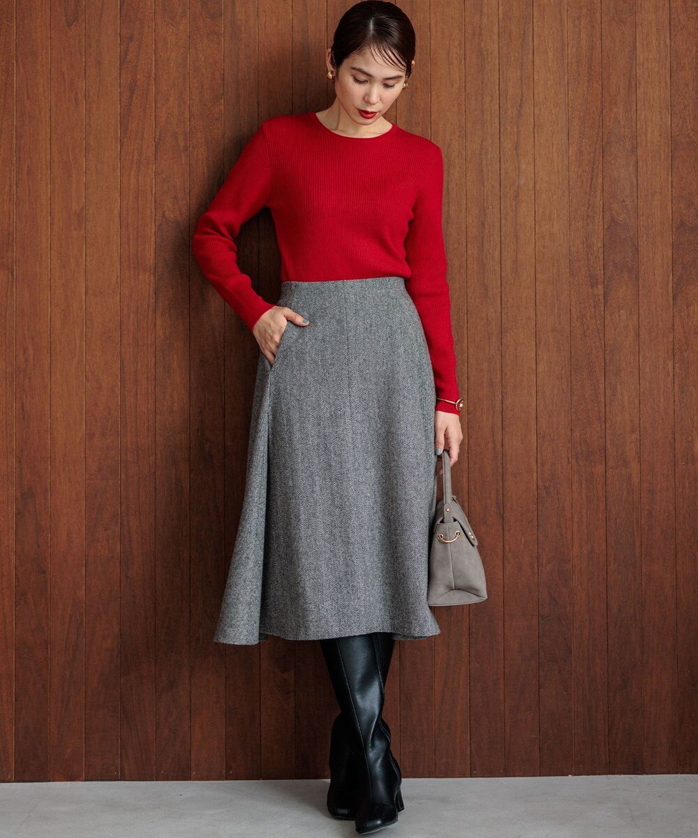 組曲 【WEB限定・2SET】オフショル風NEWツイン ニット 