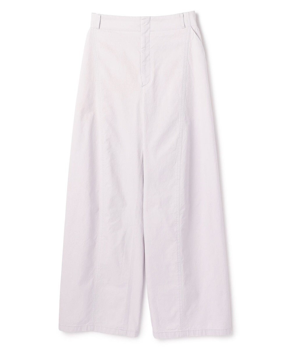 BEIGE， PREHNA / コットンツイル カービーシームワイドパンツ 