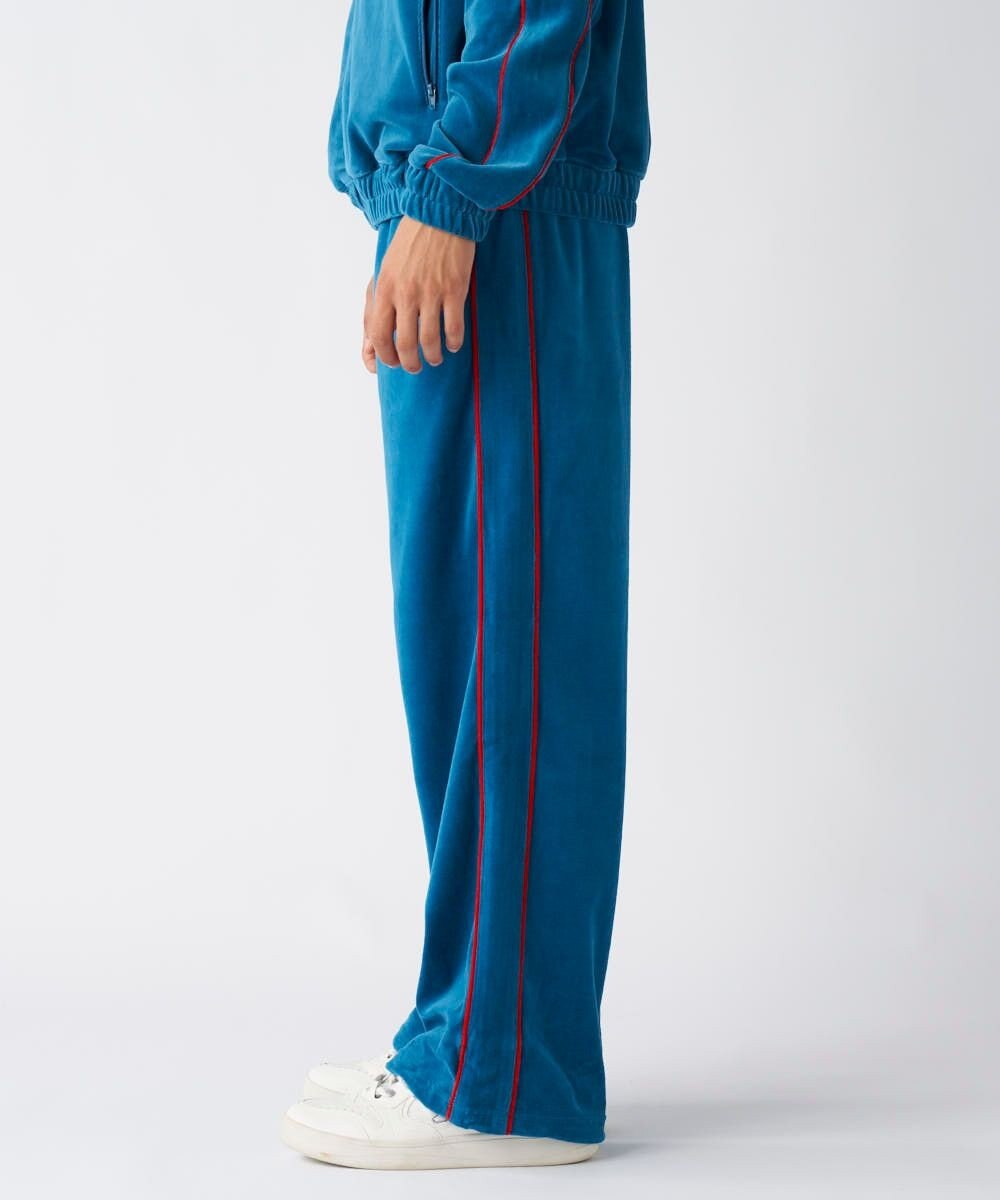 OP／FILA 【Kappa】ワイド ベロアトラックパンツ 