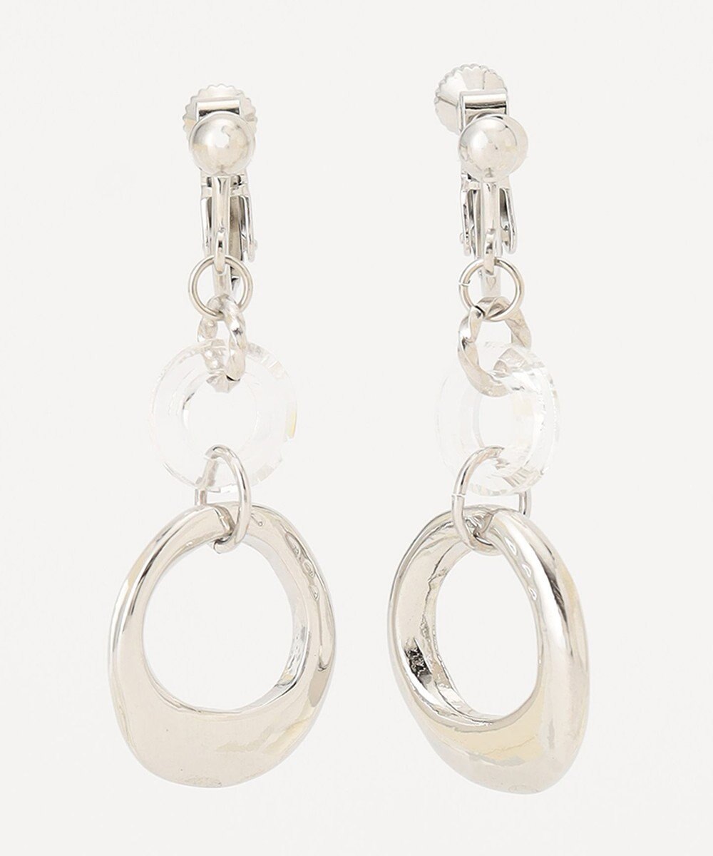 ANY SIS 【美人百花7月号掲載】トリプルリング イヤリング 