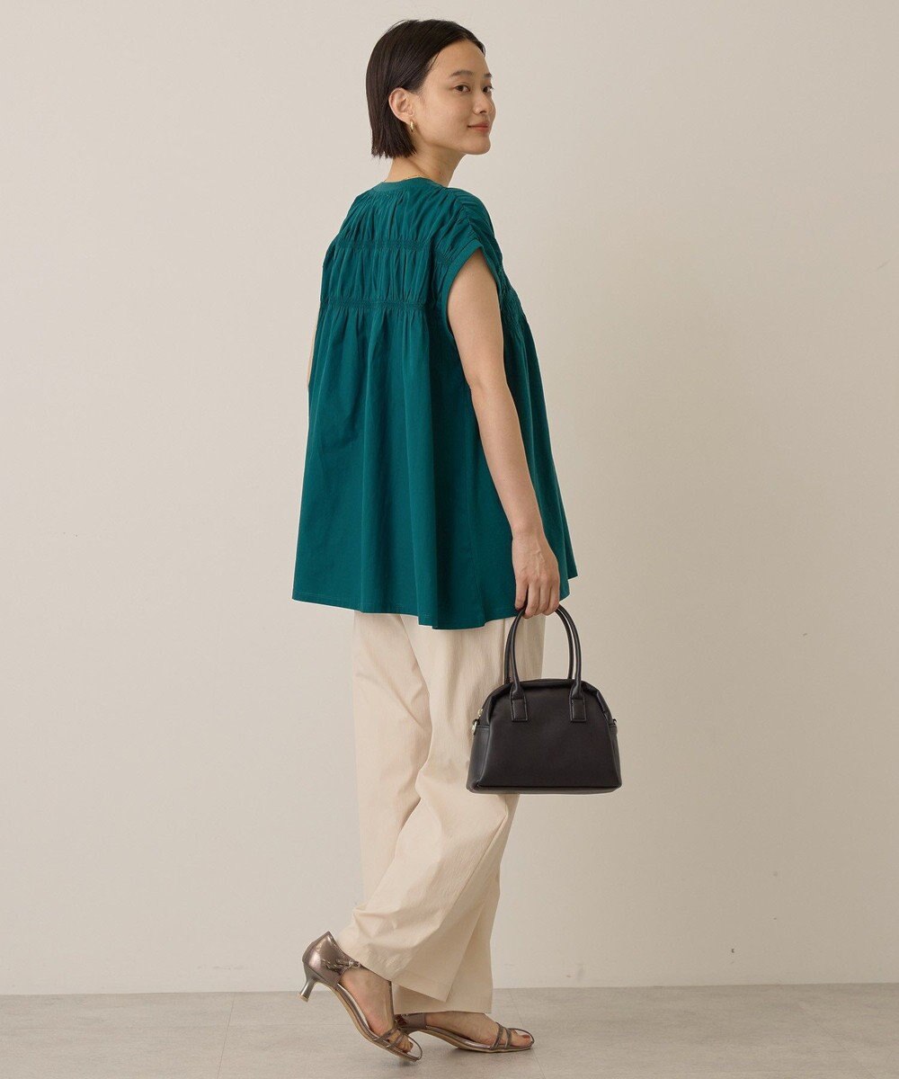 AMERICAN HOLIC シャーリング半袖フレアプルオーバー 