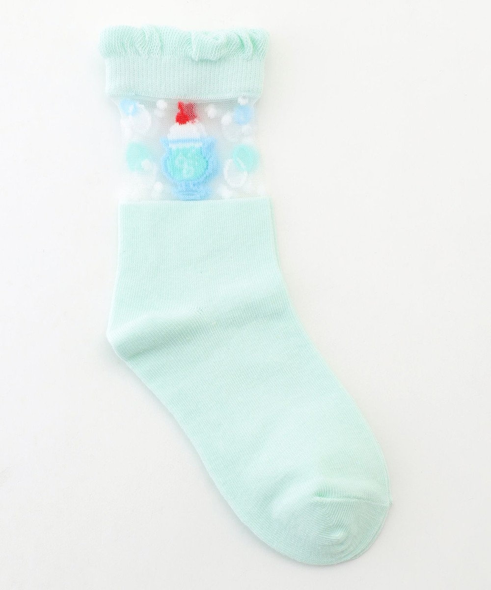 ANY KIDS シースルーモチーフソックス 