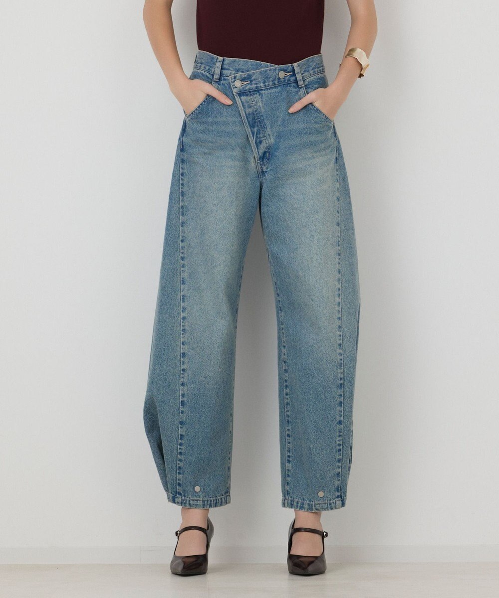 GRACE CONTINENTAL ラップ2wayデニムパンツ 