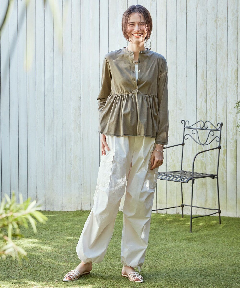 23区 S 【SLOW/一部店舗限定】ツイステッドシアジャージー カーディガン 