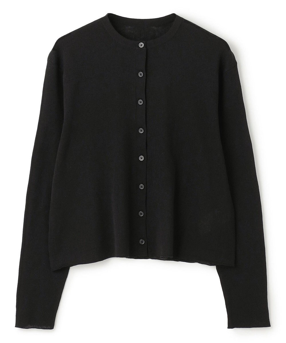 UNFILO L シアー クロップド カーディガン 