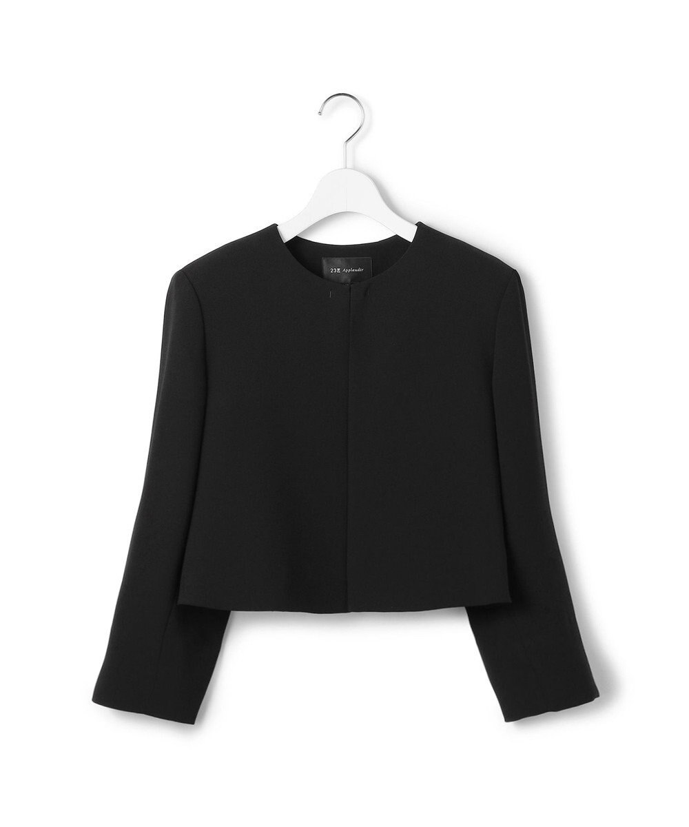 23区 S 【APPLAUDIR】クリアジョーゼット コンパクトタックジャケット 